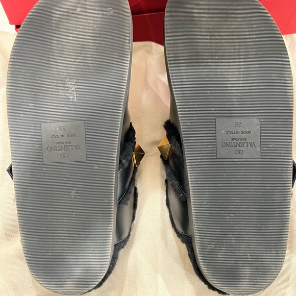 VALENTINO GARAVANI Roman Stud SABOT Mule Slides SIZE 38 EU or Women’s 8 US - Picture 10 of 14